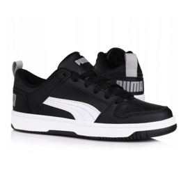Puma Rebound Layup Lo Sl Jr 370490 02 nero