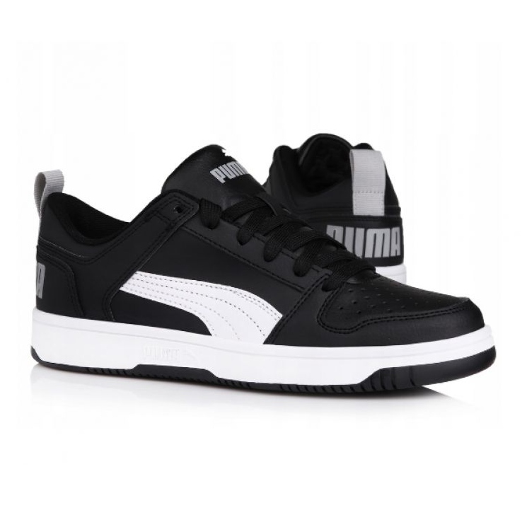 Puma Rebound Layup Lo Sl Jr 370490 02 nero