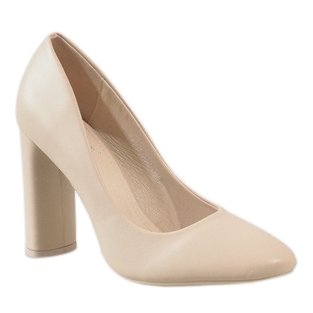 Décolleté beige sul palo LE028