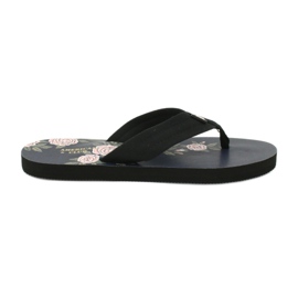 American Club Infradito in schiuma da donna americane JP04 nero rosa