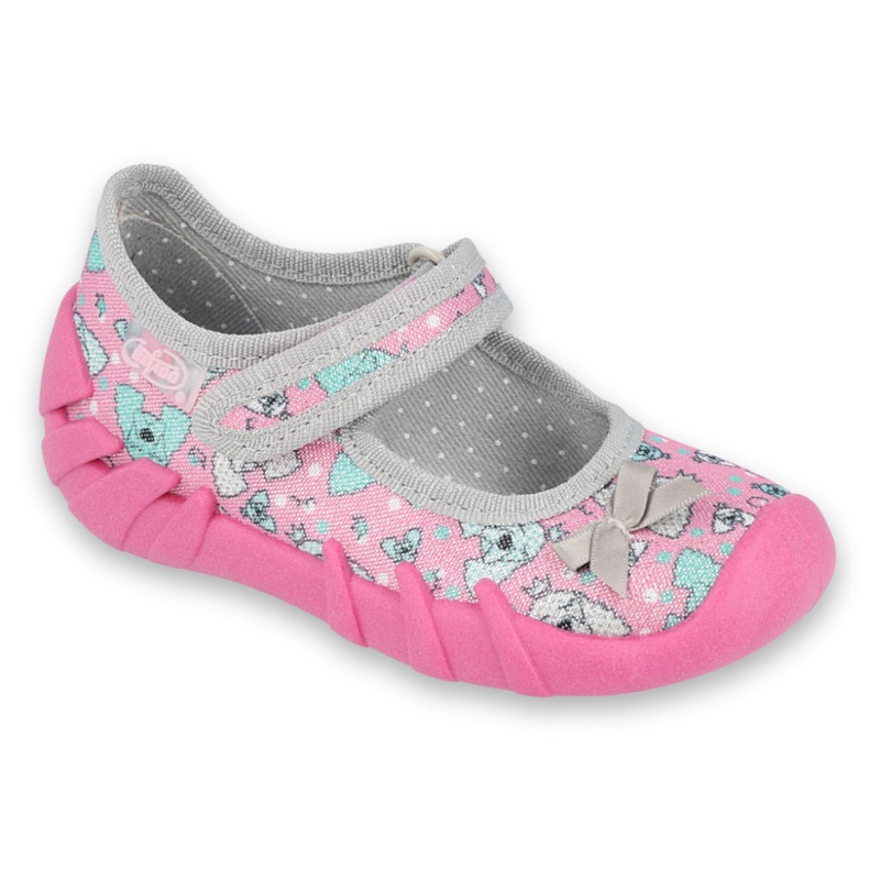 Scarpe per bambini Befado 109P201 rosa grigio multicolore