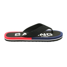 American Club Infradito da uomo American JP02 bianca nero rosso blu navy