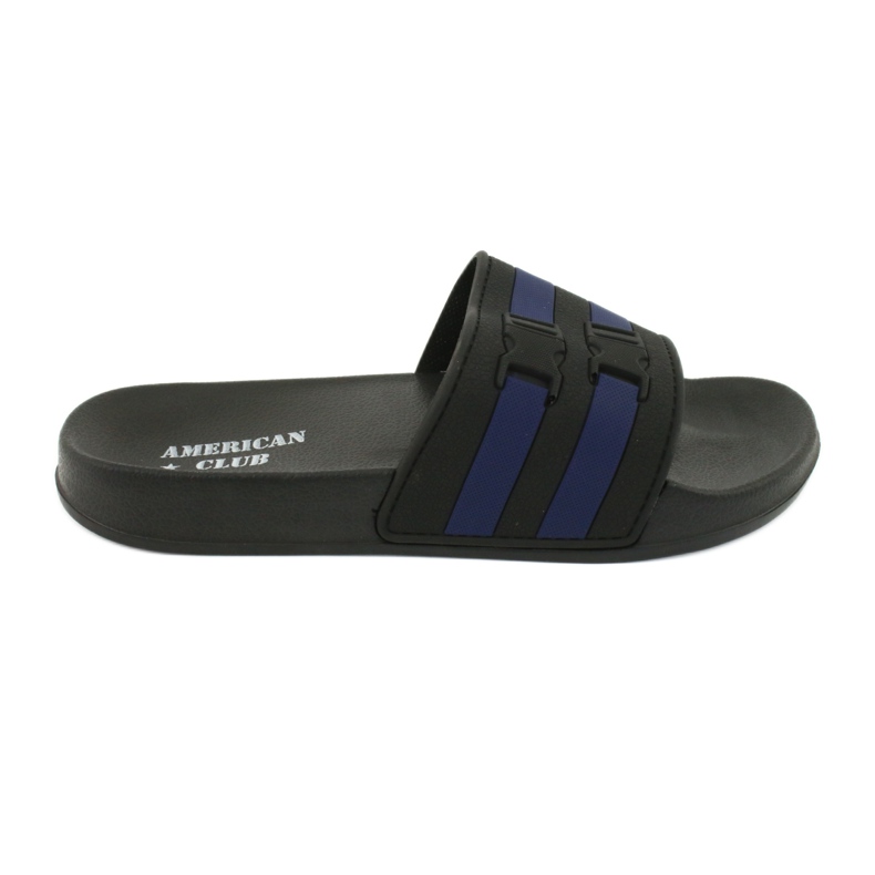 American Club Flip di schiuma sulla spiaggia nera NH16 Black/Navy nero