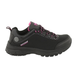Scarpe sportive softshell impermeabili American Club HL05 nero rosa