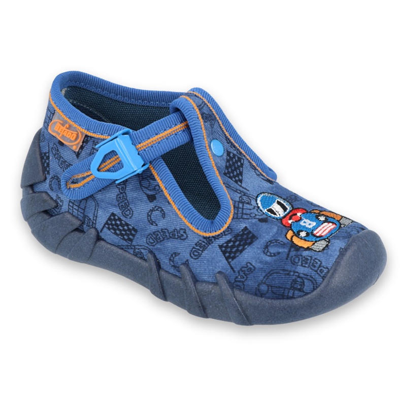 Scarpe per bambini Befado 110P383 blu navy blu arancia