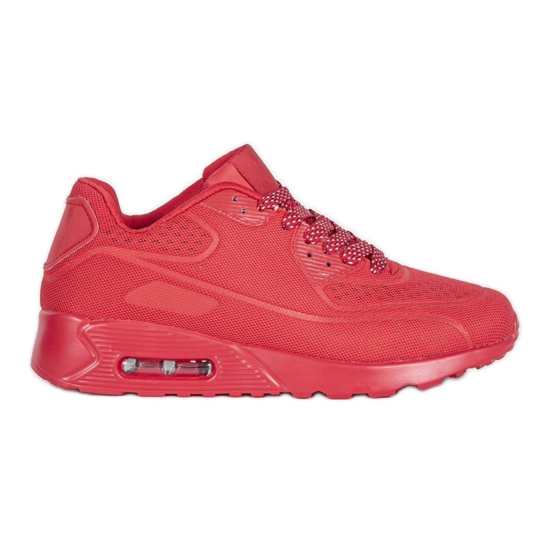 Scarpe sportive rosse da uomo 5586-4 rosso