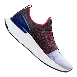 Nike React Phantom Run Flyknit 2 M CJ0277-002 Scarpa blu multicolore