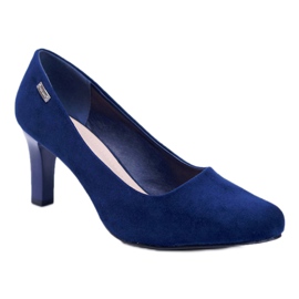 Décolleté da donna Sergio Leone Camoscio Blu Navy Orsola