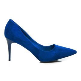 Comer Tacchi alti in camoscio blu