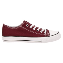 SHELOVET Sneakers bordeaux rosso