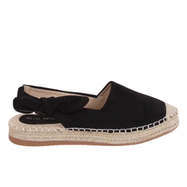 Espadrillas nere da donna 3016 Black Ii Quality nero