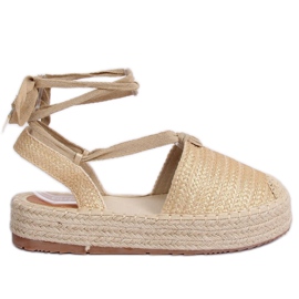 Sandali donna espadrillas oro TU139P Gold d'oro