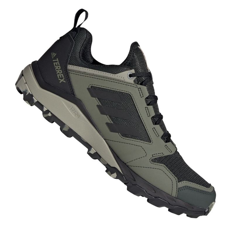 Scarpe Adidas Terrex Agravic Trail M FV6110 nero verde