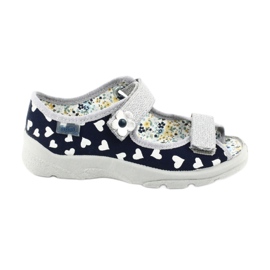 Scarpe per bambini Befado 969X148 blu navy grigio