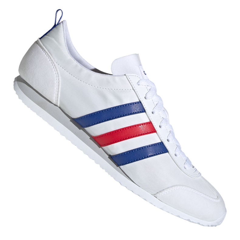 Scarpe Adidas Vs Jog M FX0094 bianca rosso blu