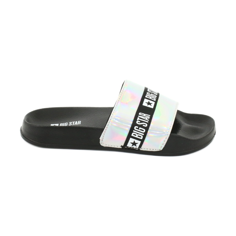 Pantofole da donna HOLO Big Star 274A005 nero grigio