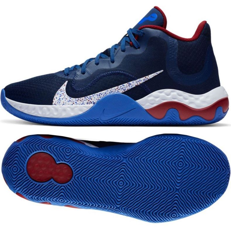 Scarpe da basket Nike Renew Elevate M CK2669 400 multicolore blu