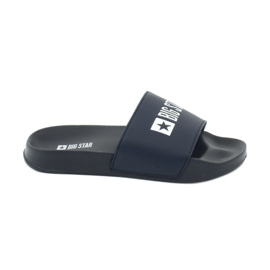 Big Star Pantofole da spiaggia GG174934 blu navy bianca