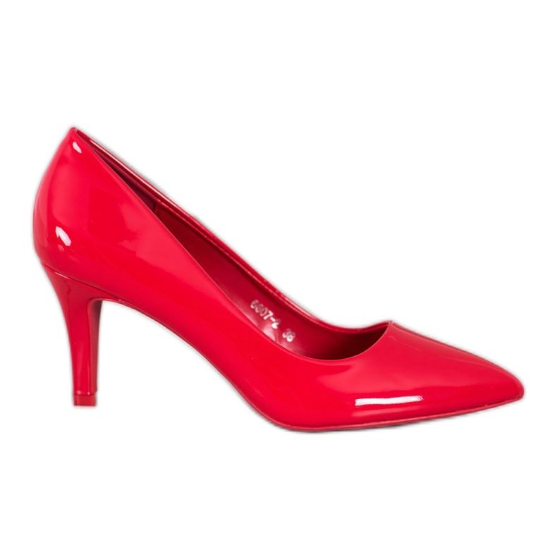 Gogo Décolleté Con Ecopelle rosso