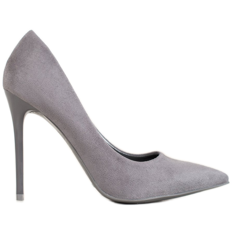 Small Swan Tacchi A Spillo Grigi Con Pelle Scamosciata grigio