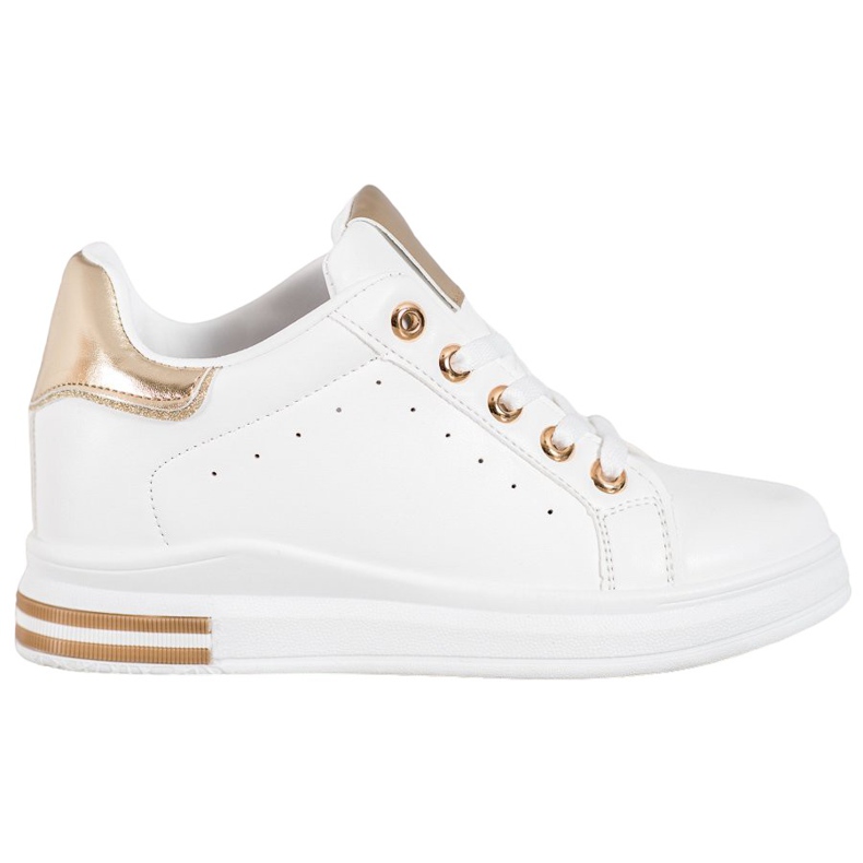 SHELOVET Scarpe da ginnastica bianche alla moda bianca