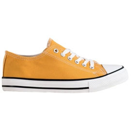 SHELOVET Scarpe da ginnastica gialle giallo