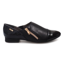 Scarpe Classiche Con Cerniera 2060B Nere nero