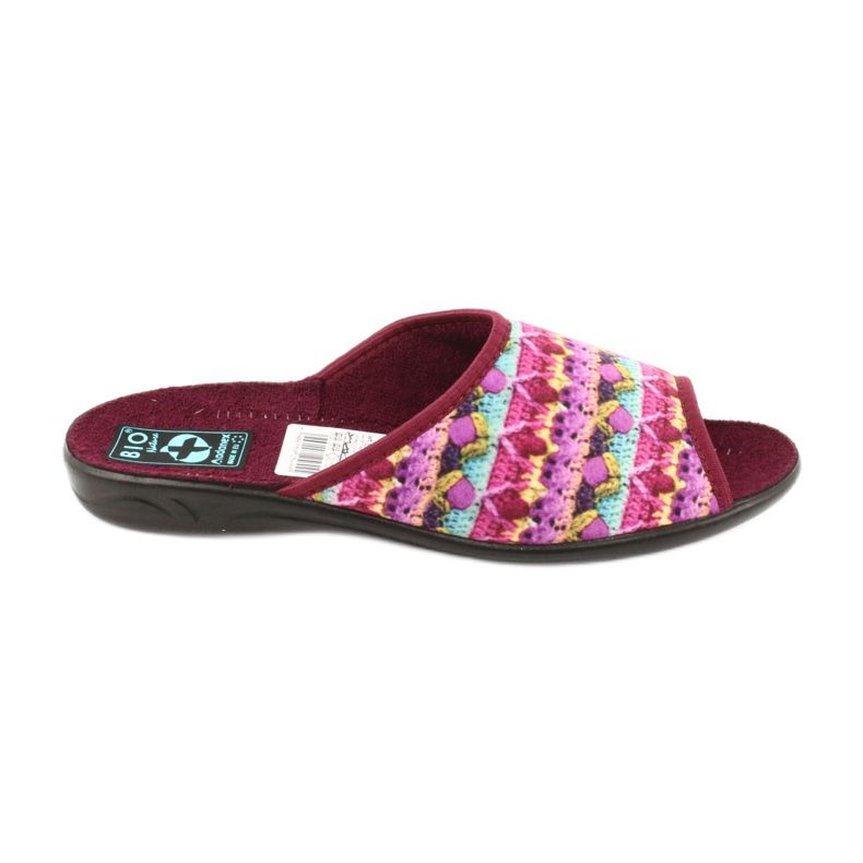 Pantofole in velluto Adanex 25604 multicolore