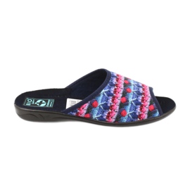 Pantofole in velluto Adanex 25603 multicolore