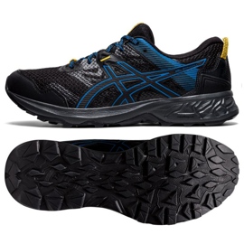 Scarpe da corsa Asics Gel-Sonoma 5 M 1011A661-001 nero multicolore