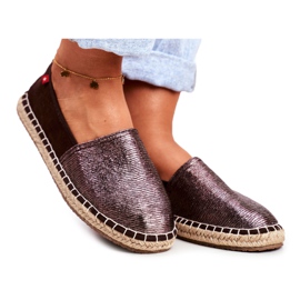 Espadrillas da donna Suola intrecciata Marrone Big Star DD274A146