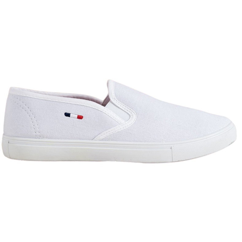 SHELOVET Sneakers in tessuto bianco bianca