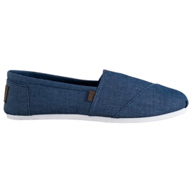 SHELOVET Sneakers slip on blu navy