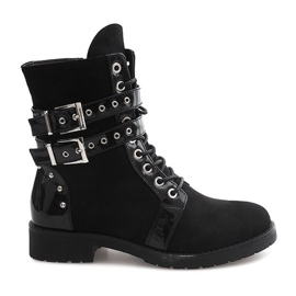 Stivali scamosciati Workers A-52 Black nero