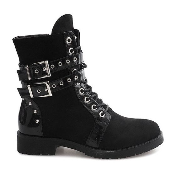 Stivali scamosciati Workers A-52 Black nero