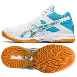 Scarpe da pallavolo Asics Gel Task Mt W 1072A037-102 multicolore bianco