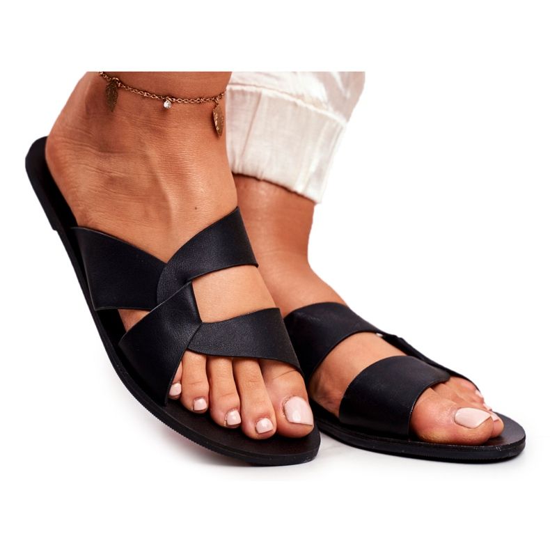 Ciabatte Classiche da Donna Lu Boo Nere Mabella nero