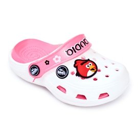 Schiuma Crooks per bambini White Birds AngryBirds bianco rosa