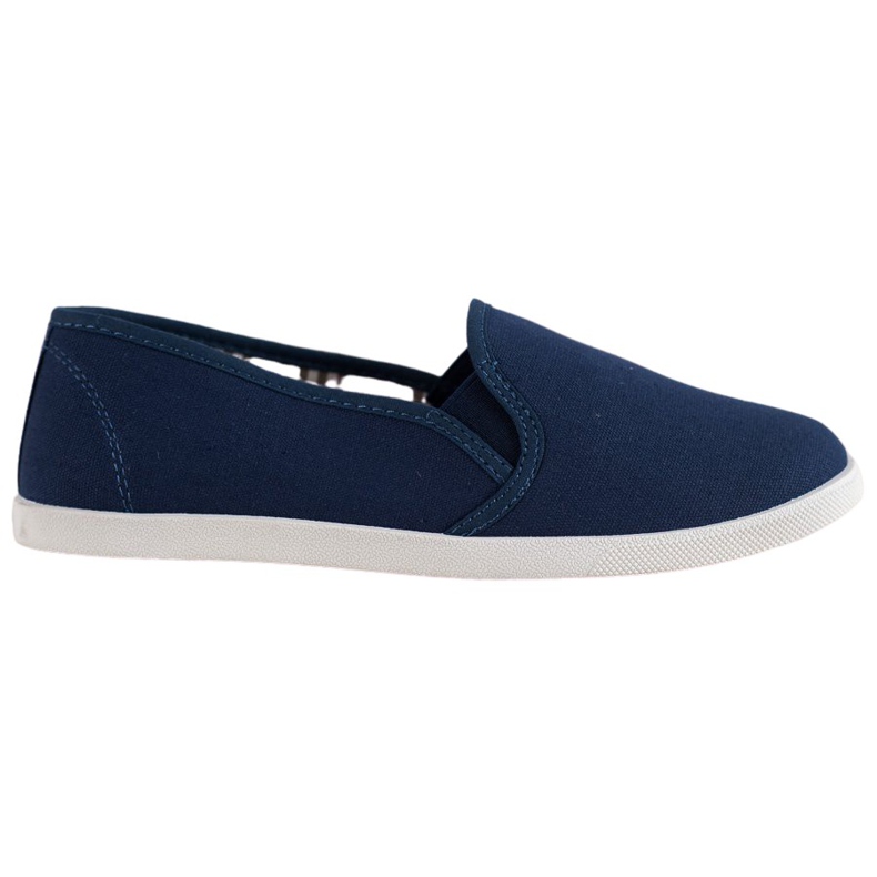 SHELOVET Comode scarpe da ginnastica slip-on blu