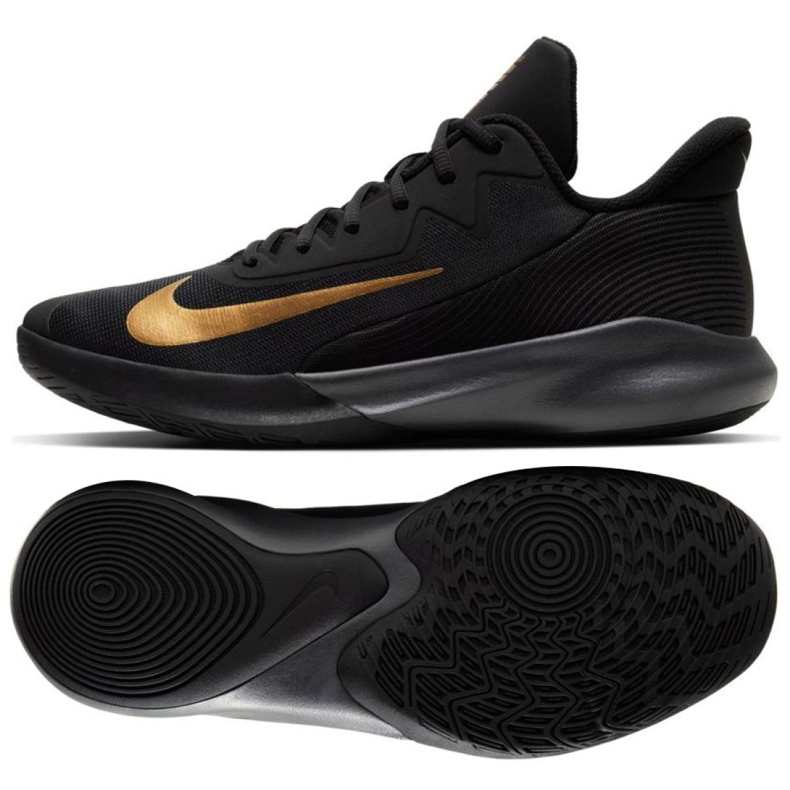 Scarpa da basket Nike Precision Iv M CK1069-002 multicolore nero