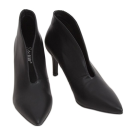 Scarpe nere su una spilla nera NS126P nera nero