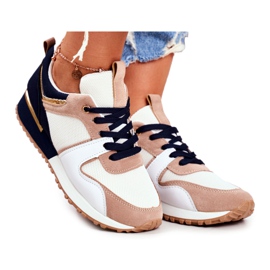 EVE Scarpe Sportive Donna Beige Oro Clementine Elements bianca marrone d'oro