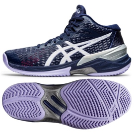 Scarpe da pallavolo Asics Sky Elite Ff Mt W 1052A023-400 grafite, blu navy blu e blu navy