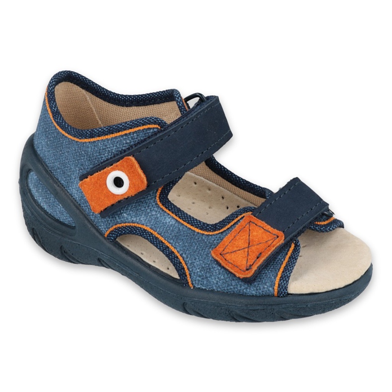 Scarpe per bambini Befado pu 065X140 blu navy