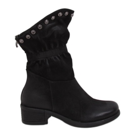 Stivali neri da donna ST06P Black nero