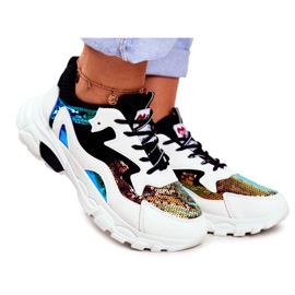 Scarpe Sportive da Donna Lu Boo Nere Dazzle Me nero
