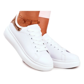 Scarpe Sportive Donna Lu Boo Bianche Metallic Oro Matilda bianco giallo