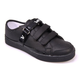 Sneakers Con Velcro F-1-02 Nero
