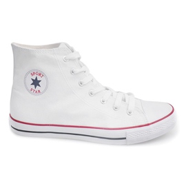 Sneakers alte Converse 47-2 bianche bianco