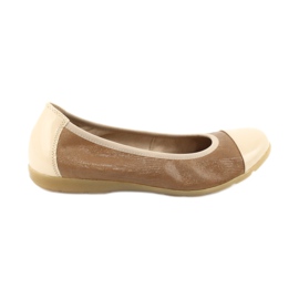 Ballerine donna Caprice 22152 pelle beige